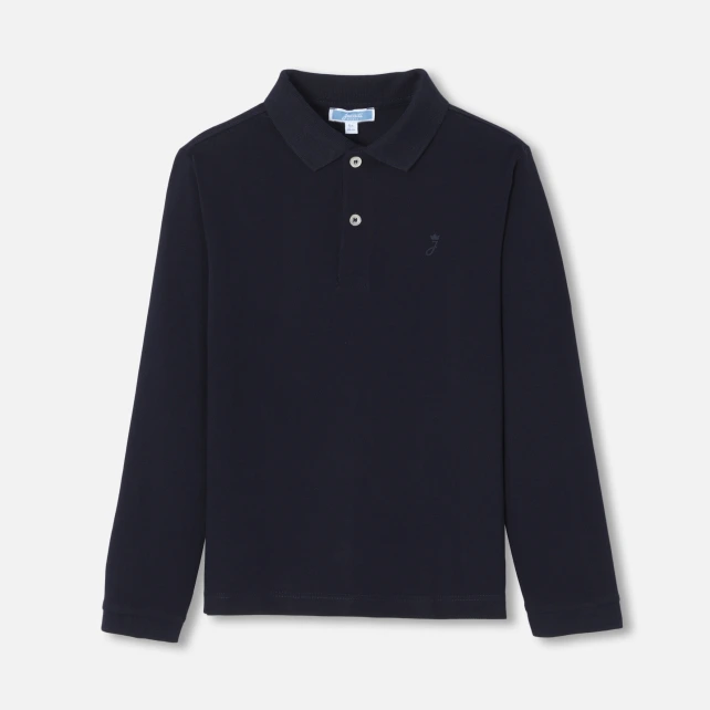 Polo manches longues enfant garçon