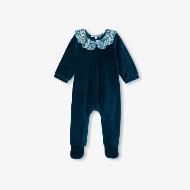 Pyjama bébé fille en velours