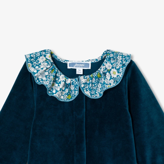 Pyjama bébé fille en velours