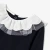 T-shirt enfant fille à collerette