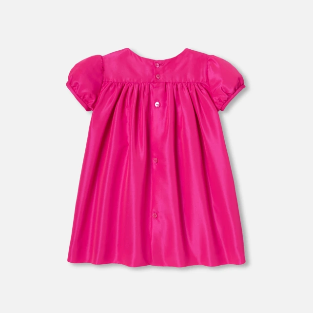 Robe bébé fille en taffetas