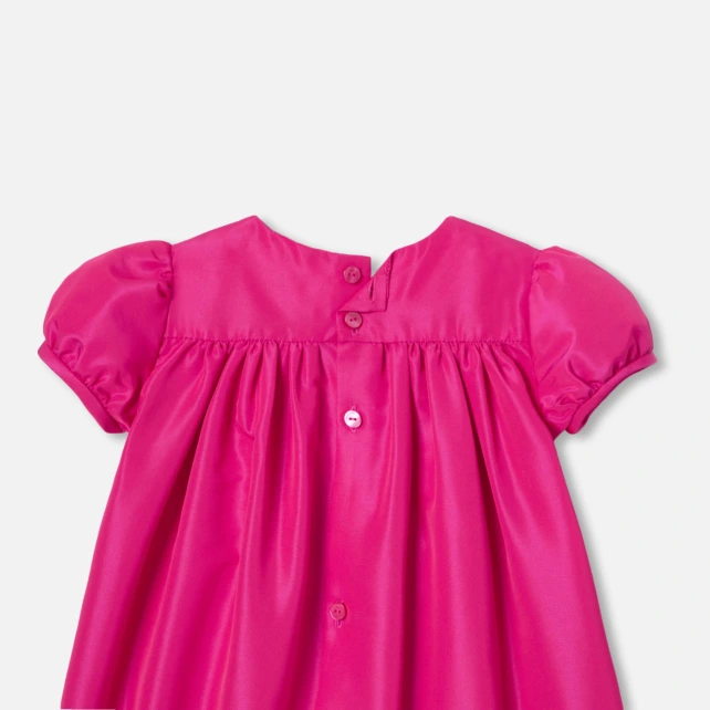 Robe bébé fille en taffetas