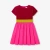 Robe enfant fille color block