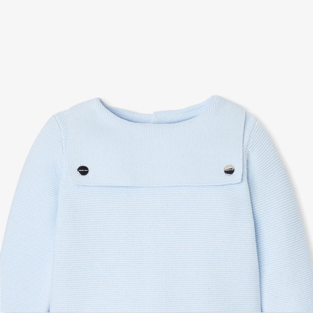 Ensemble bébé garçon en point mousse