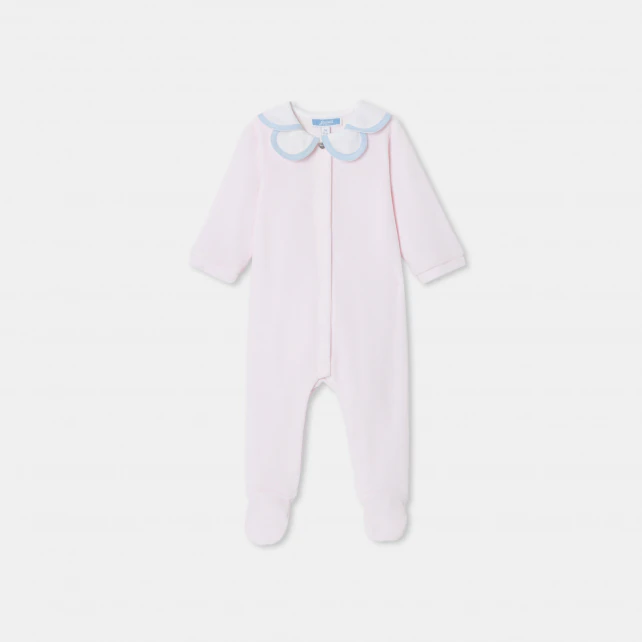 Dors-bien bébé fille en velours