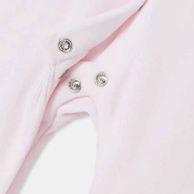 Dors-bien bébé fille en velours