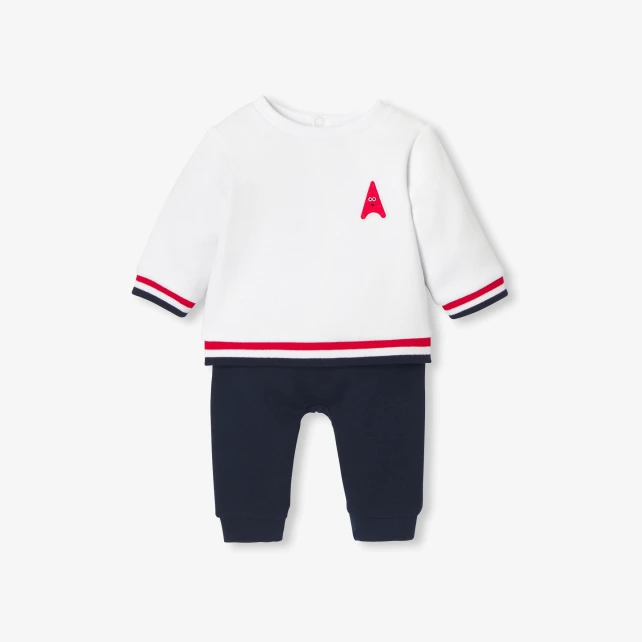 Ensemble confort bébé garçon en molleton