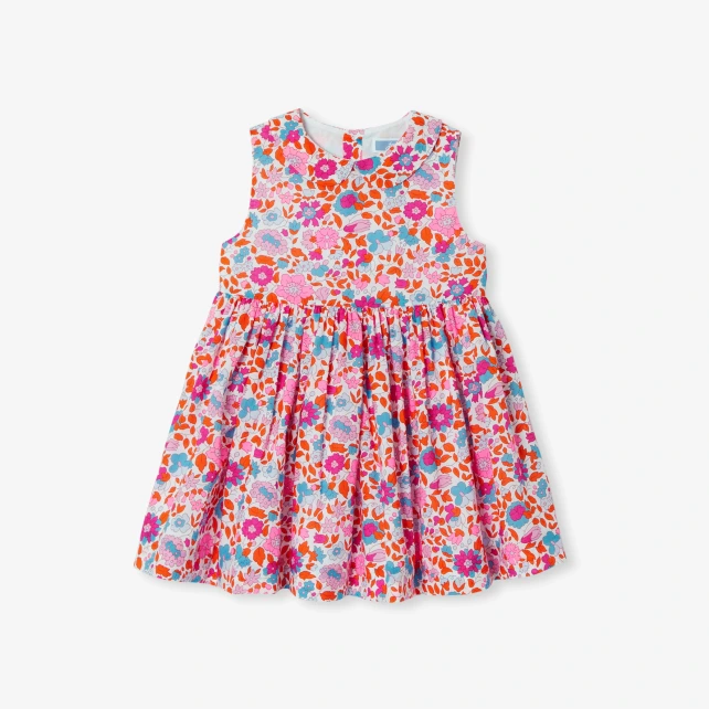 Robe bébé fille en tissu Liberty