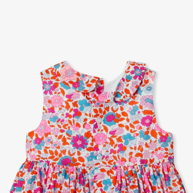 Robe bébé fille en tissu Liberty