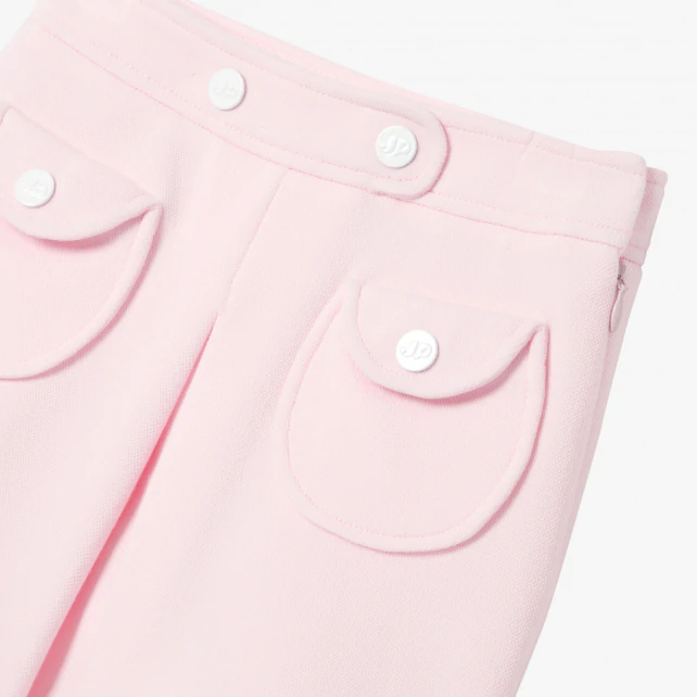 Jupe-short enfant fille en maille piquée