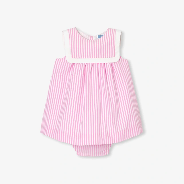 Robe bébé fille en popeline