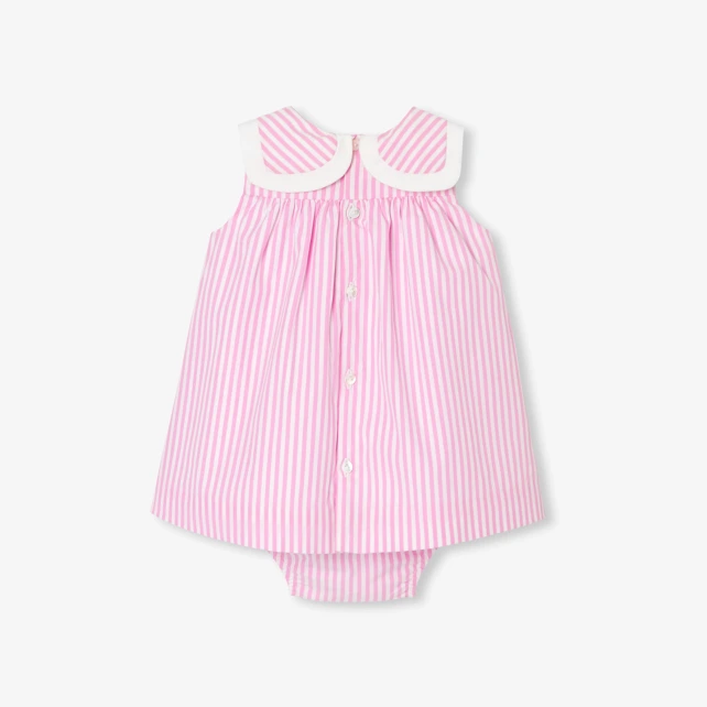 Robe bébé fille en popeline