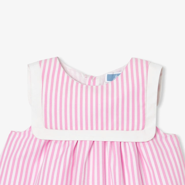 Robe bébé fille en popeline