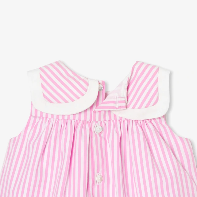 Robe bébé fille en popeline