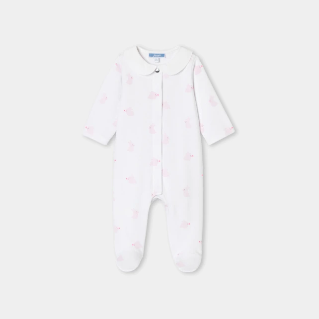 Pyjama bébé fille motif lapin