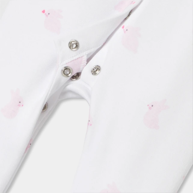 Pyjama bébé fille motif lapin