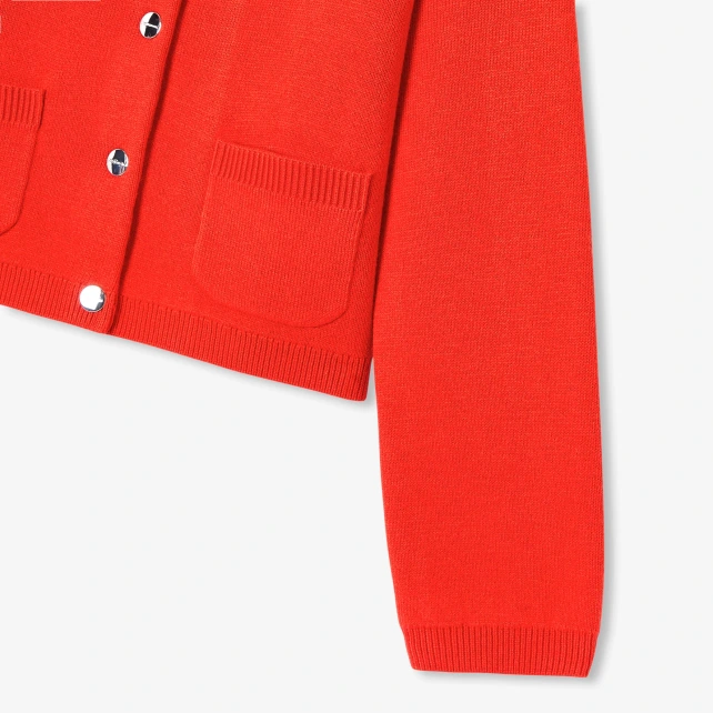 Cardigan court enfant fille