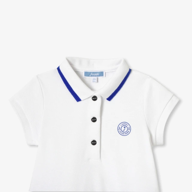 Robe polo bébé fille