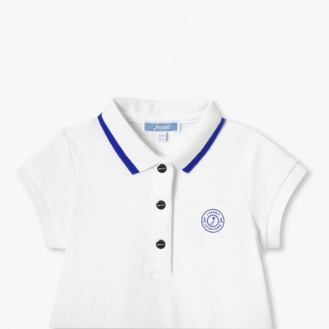 Robe polo bébé fille