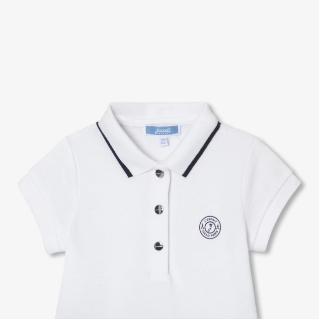 Robe polo bébé fille