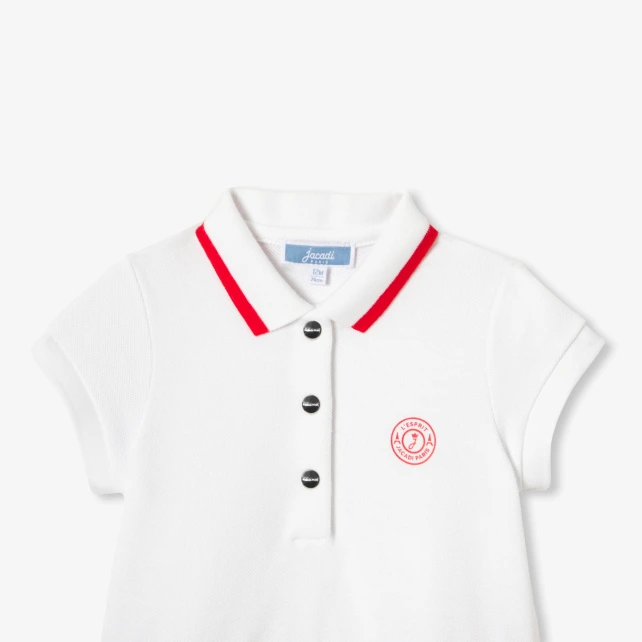 Robe polo bébé fille