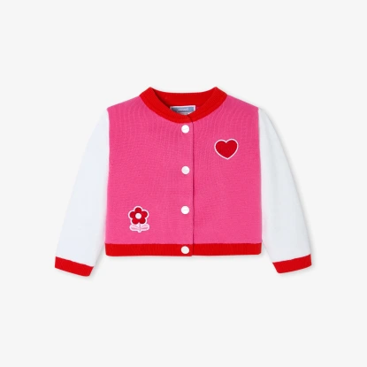 Cardigan bébé fille esprit Teddy
