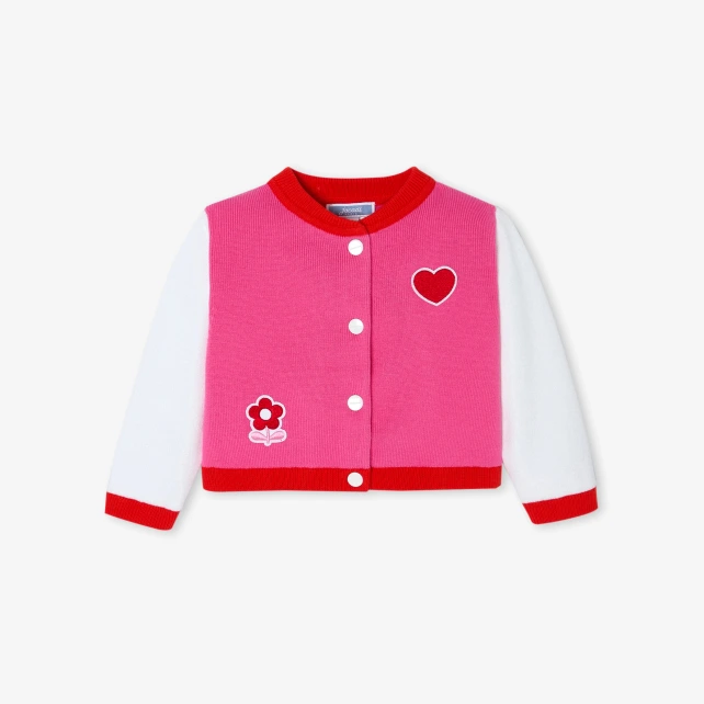 Cardigan bébé fille esprit Teddy