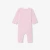 Combinaison bébé fille en jersey rayé