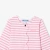 Combinaison bébé fille en jersey rayé