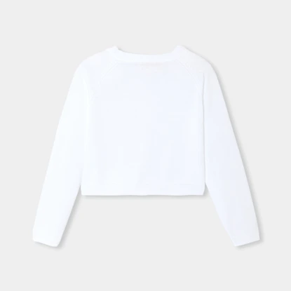 Cardigan court enfant fille