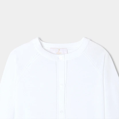 Cardigan court enfant fille