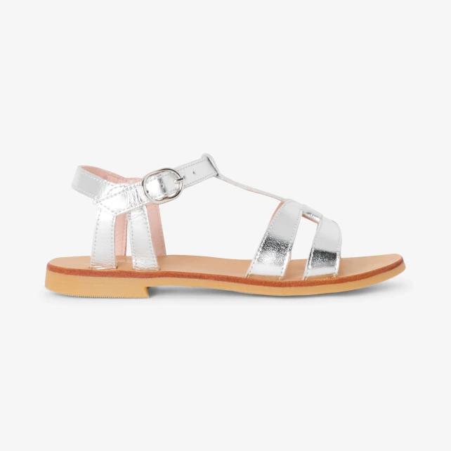 Sandales enfant fille en cuir