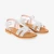 Sandales enfant fille en cuir