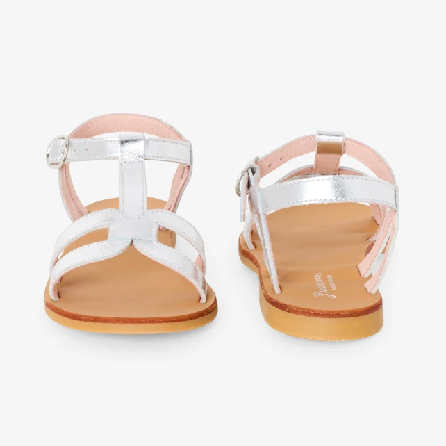 Sandales enfant fille en cuir