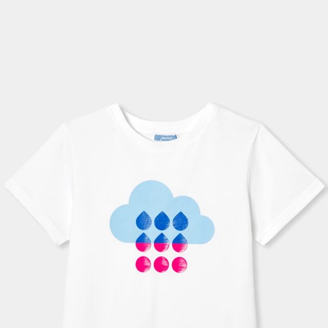 T-shirt enfant fille manches courtes