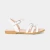 Sandales enfant fille en cuir verni