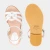 Sandales enfant fille en cuir verni