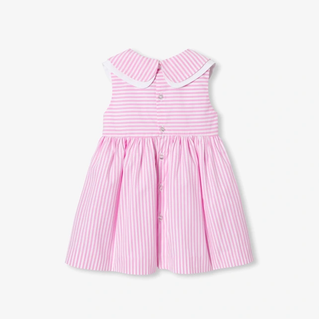 Robe bébé fille à rayures