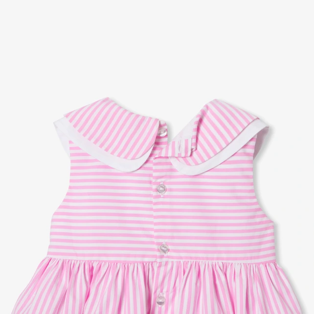 Robe bébé fille à rayures