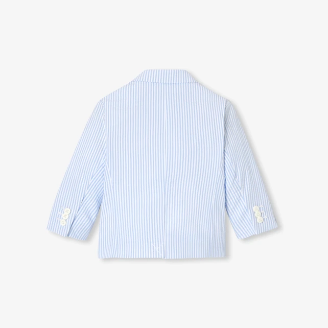 Veste bébé garçon en seersucker