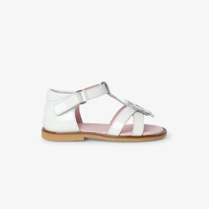 Sandales bébé fille en cuir verni