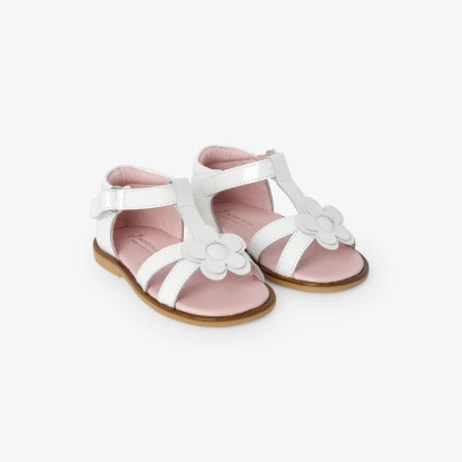 Sandales bébé fille en cuir verni