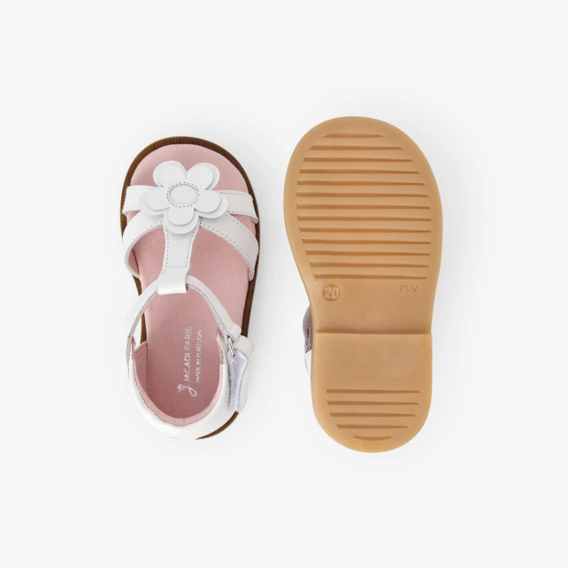 Sandales bébé fille en cuir verni