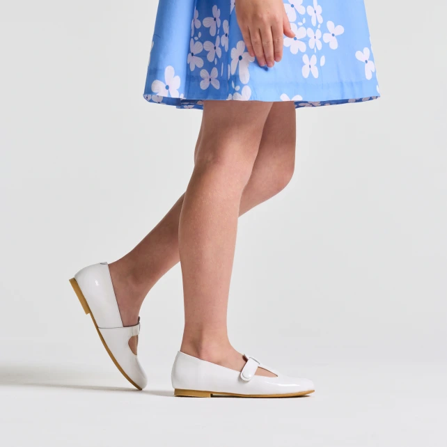 Salomés enfant fille en cuir verni