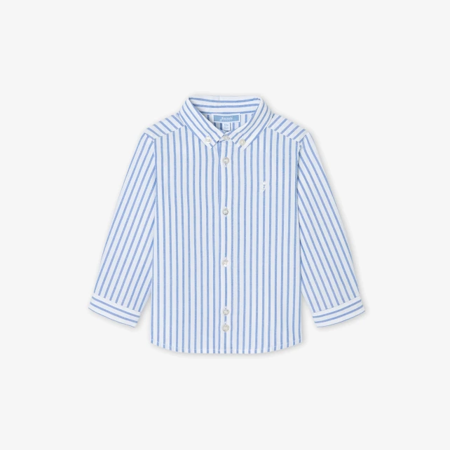Chemise bébé en oxford