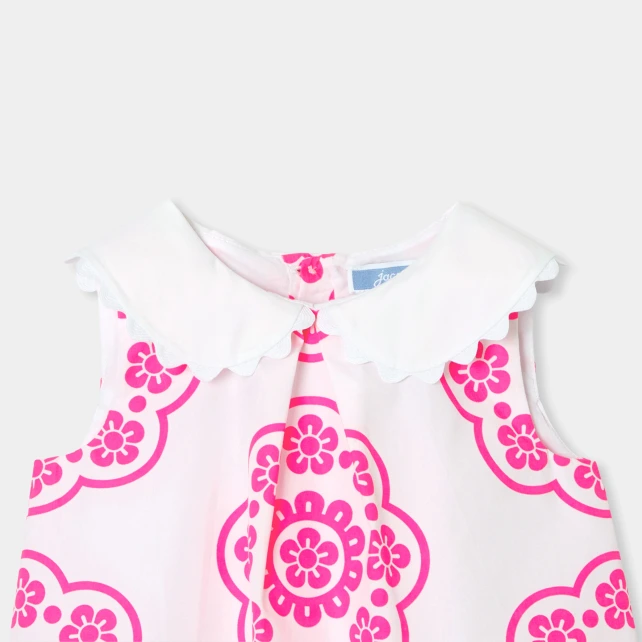 Robe bébé fille imprimé rosace