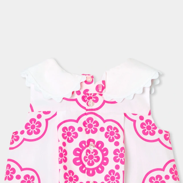 Robe bébé fille imprimé rosace