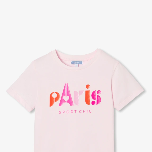 T-shirt enfant fille manches courtes