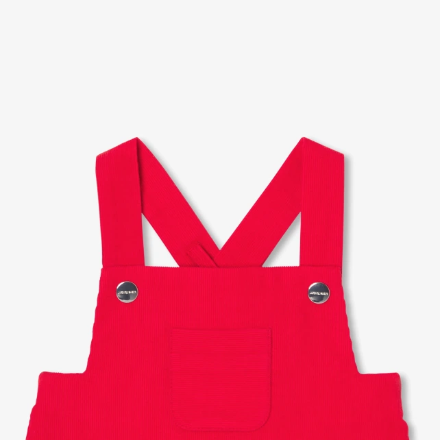 Salopette bébé garçon en velours