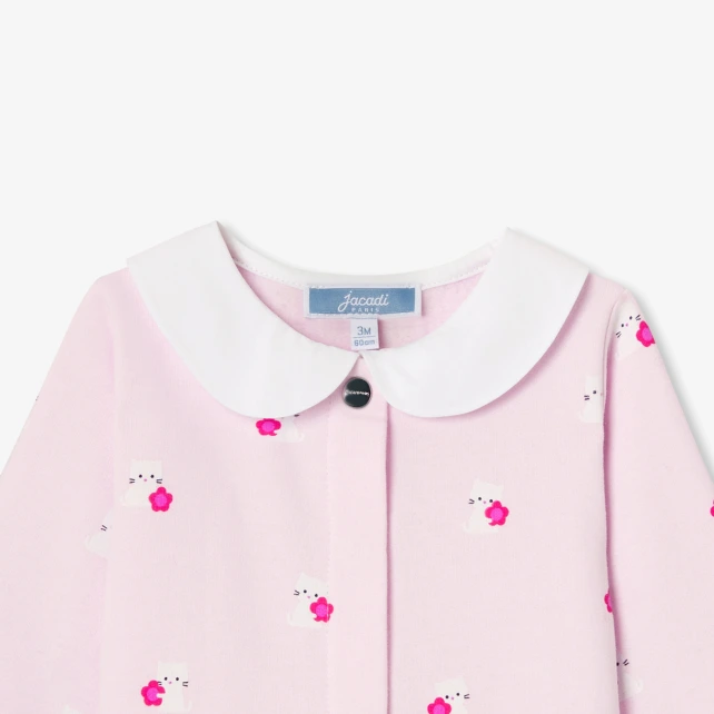 Pyjama bébé fille en molleton